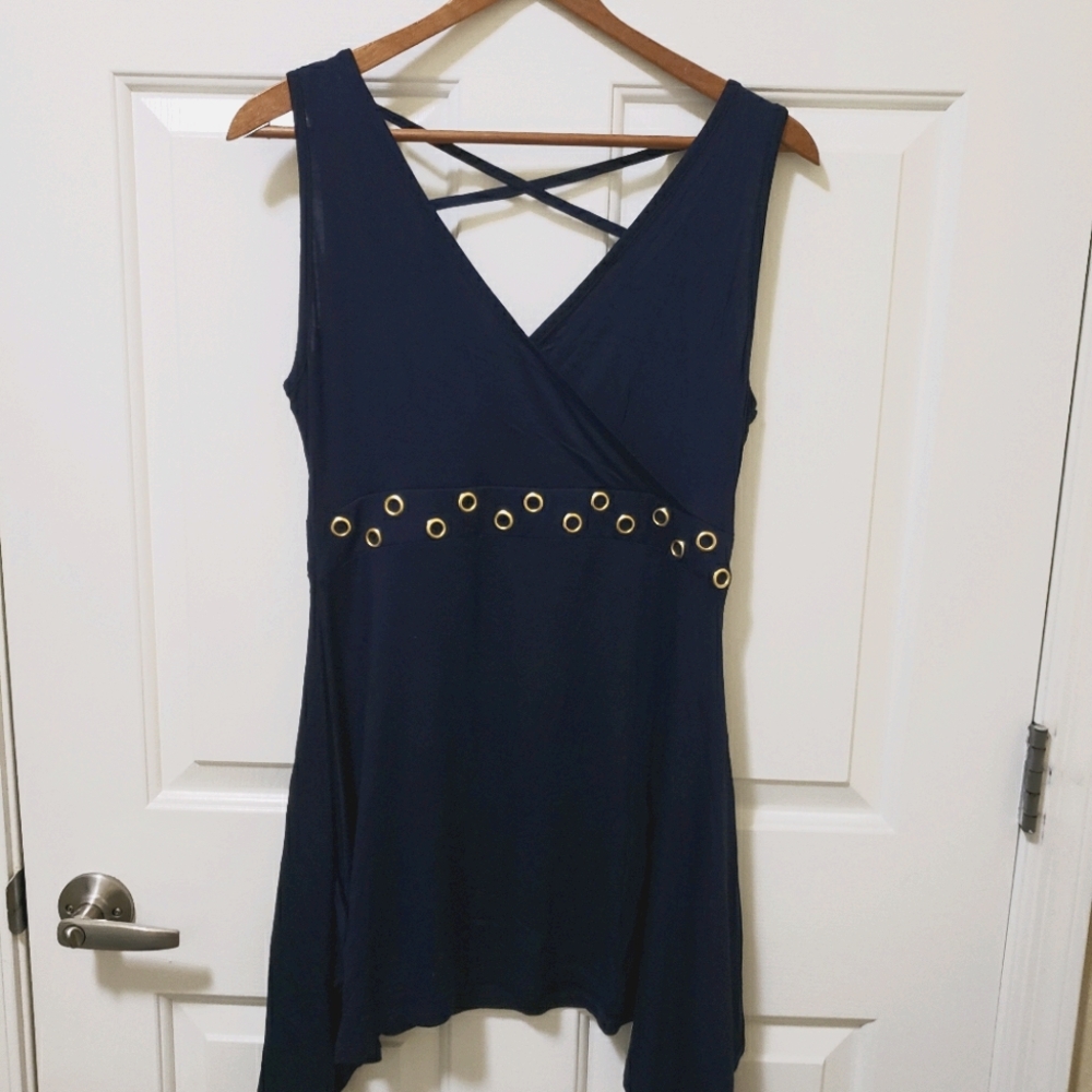 Navy blue tunic S